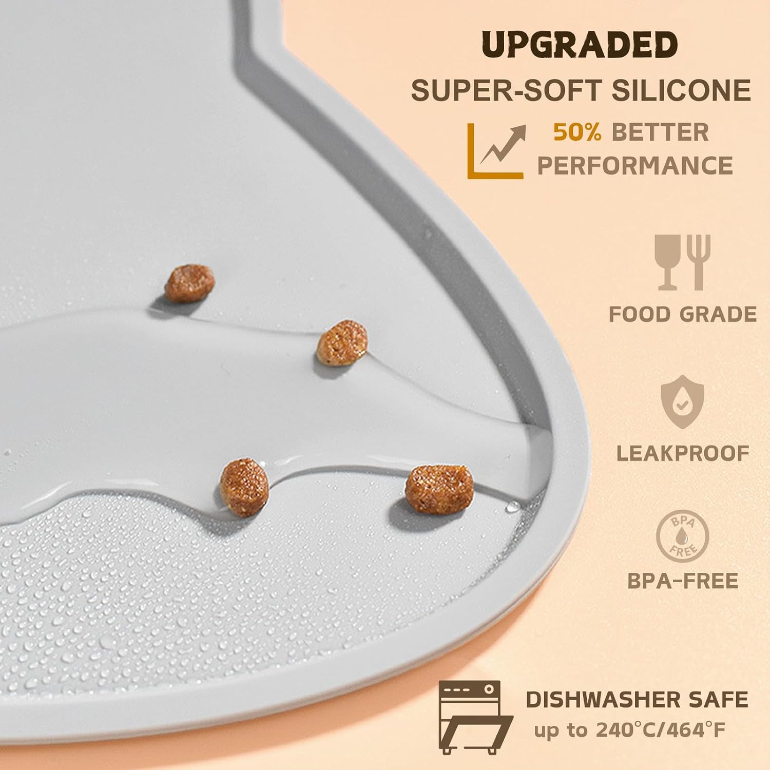 Thumbnail 2 de Septillar Cat Food Mat Silicone Non Slip