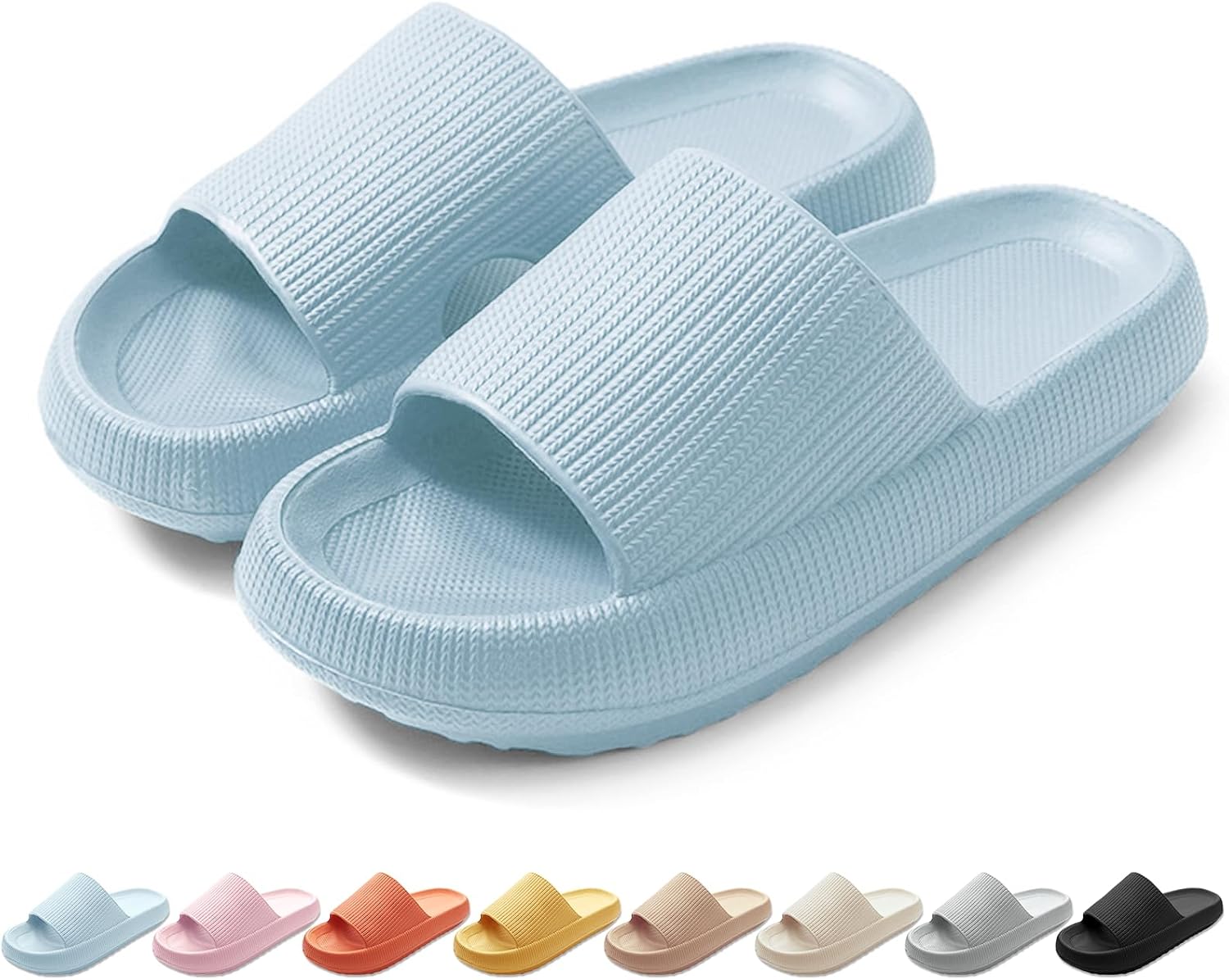 Detalle de HEOAARG Chaussons Nuage antidérapants 4 cm