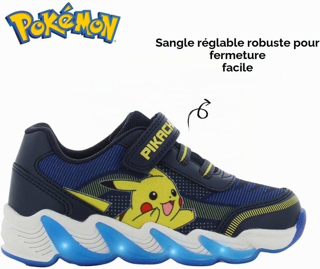 Detalle 1 de Leomil Pokémon-jongenssneakers met lichte EVA-zool en ledverlichting
