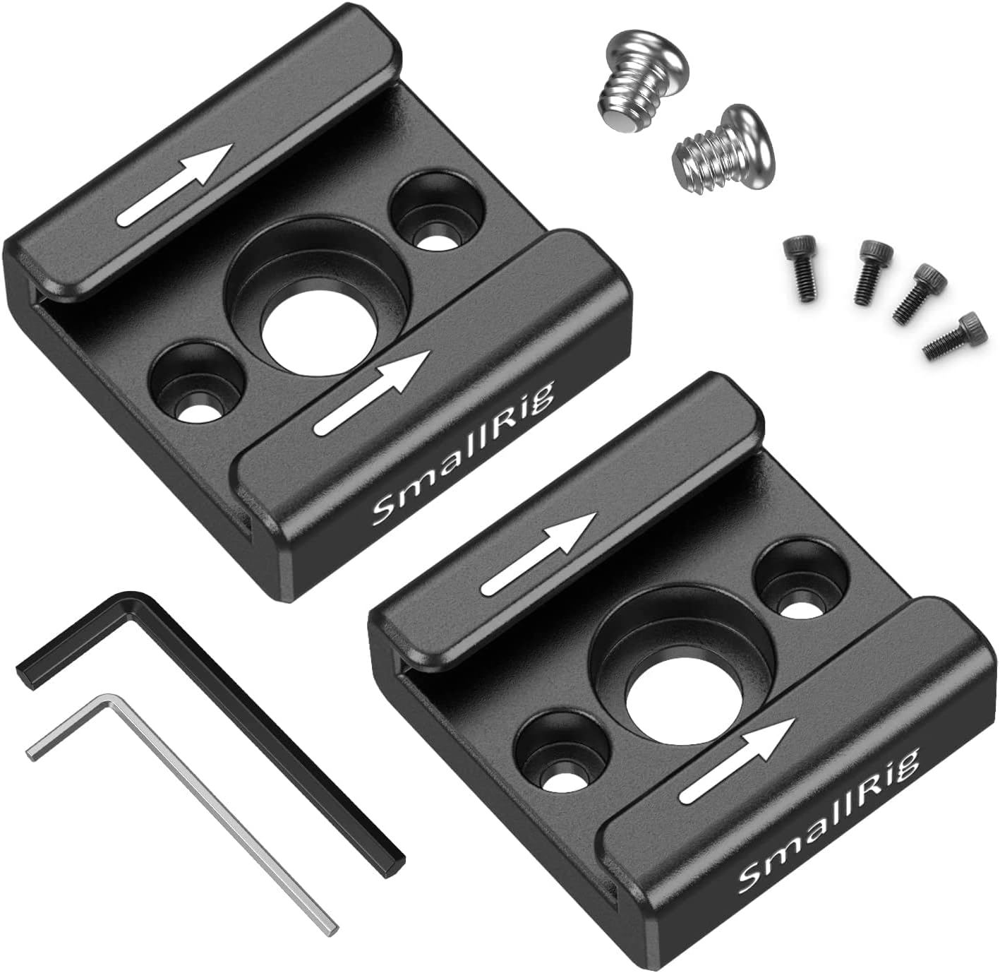 Detalle de SMALLRIG Cold Shoe Mount (2 pack) 2060 – adaptateur de griffe froide pour accessoires photo/vidéo