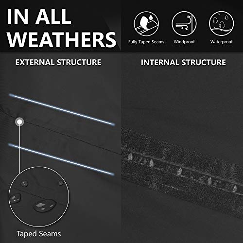Detalle 2 de 33,000ft Men's Waterproof Trousers: Lightweight, Breathable Rain Overtrousers