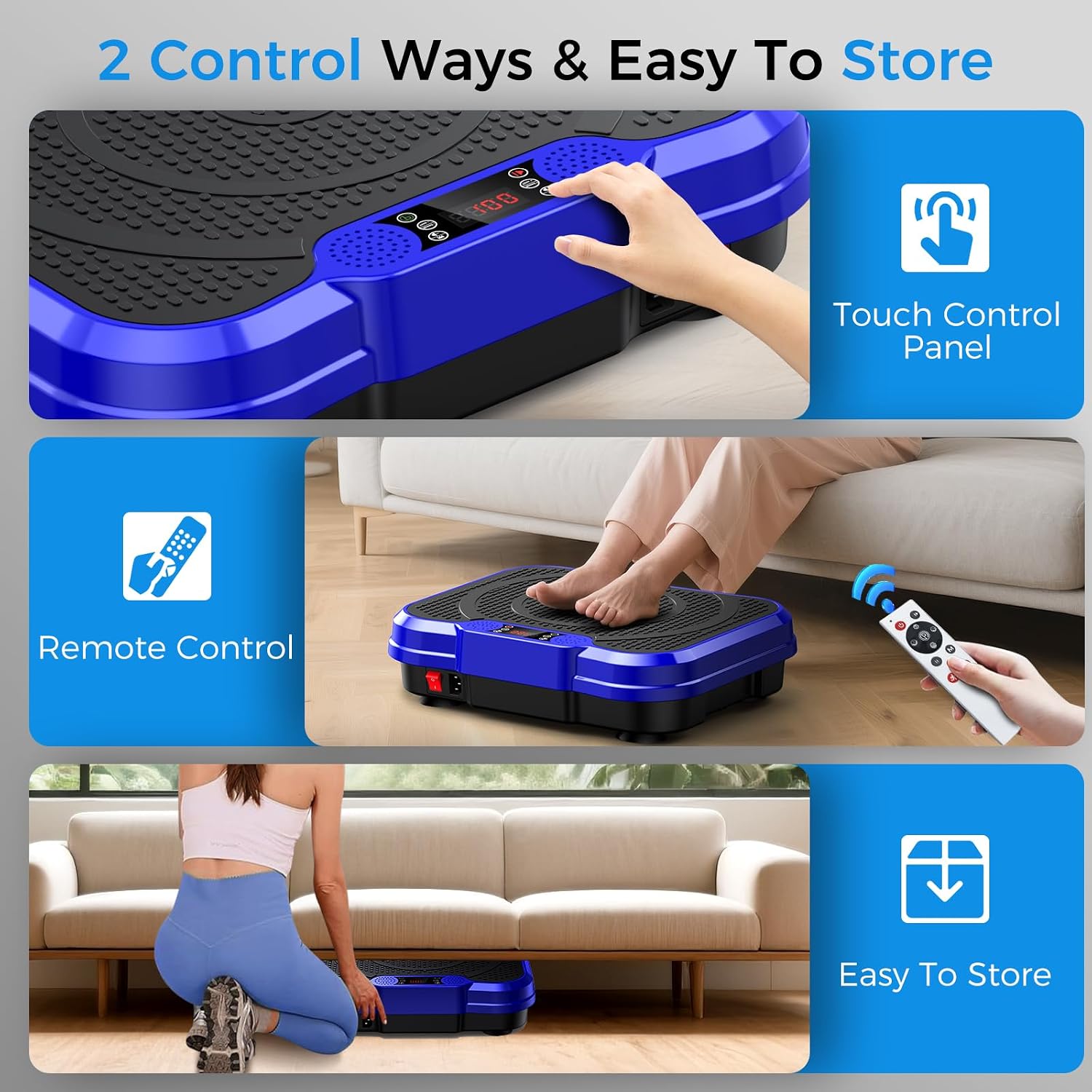 Detalle de AoraPulse Vibration Plate Exercise Machine Review