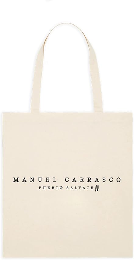 Detalle de Manuel Carrasco Tote Bag blanca Pueblo Salvaje II