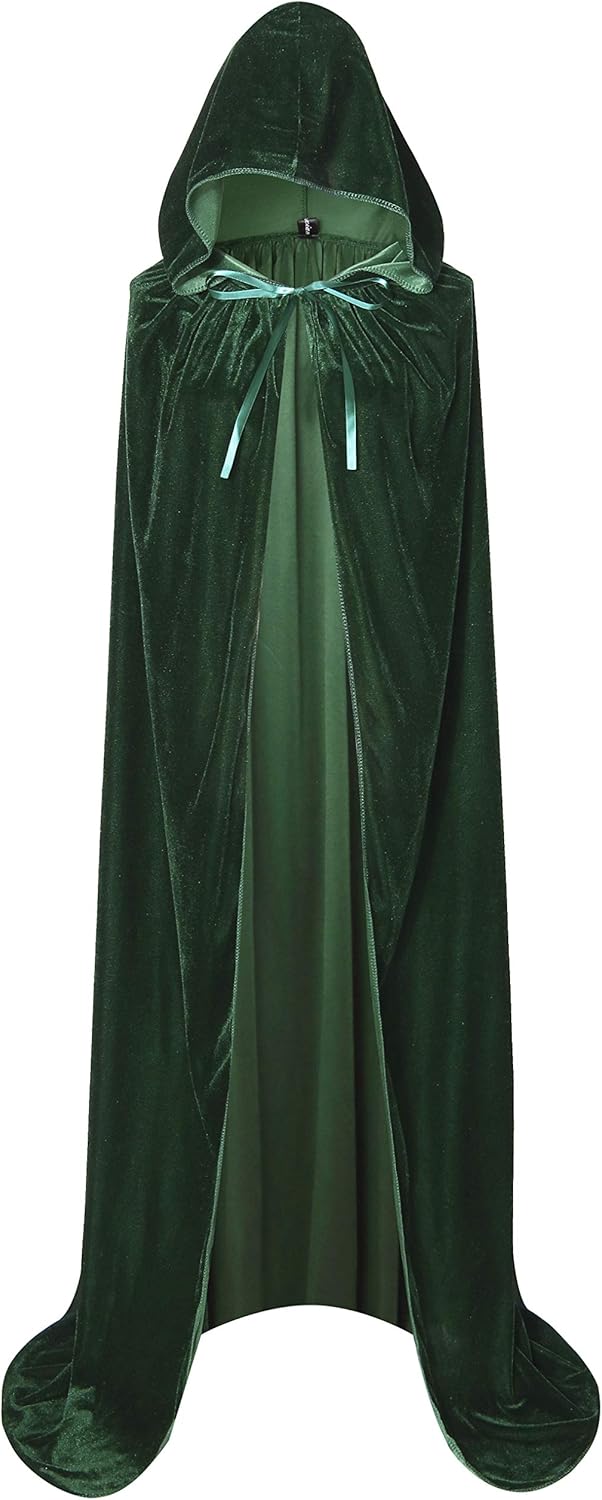 Detalle 2 de Txian Full Length Hooded Velvet Cloak 59