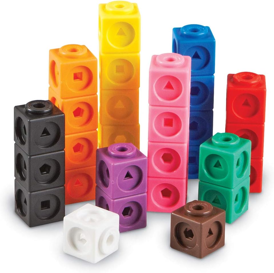 Detalle 2 de Learning Resources MathLink Steckwürfel 100-teiliges Set