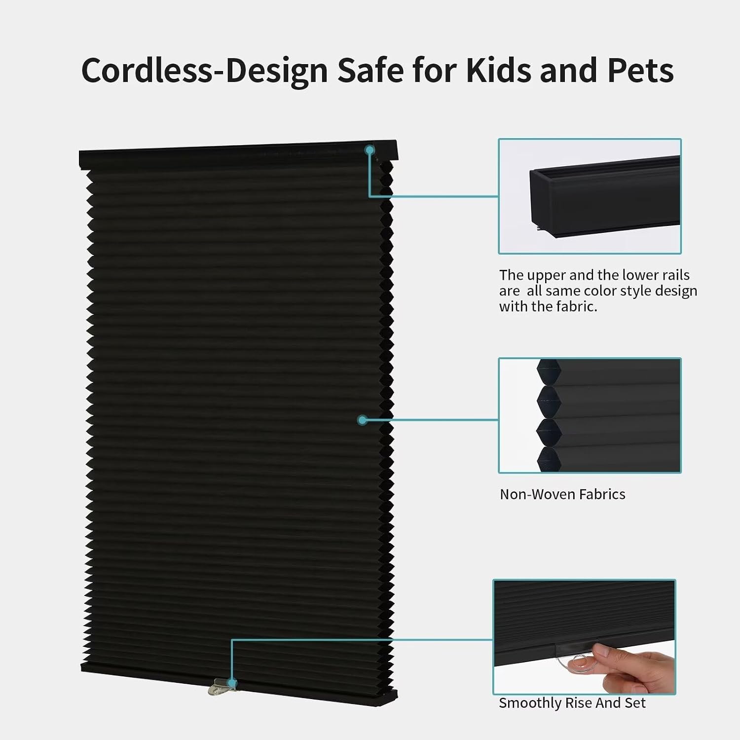 Thumbnail 1 de MYshade H50 24 inch Blackout Cellular Shade