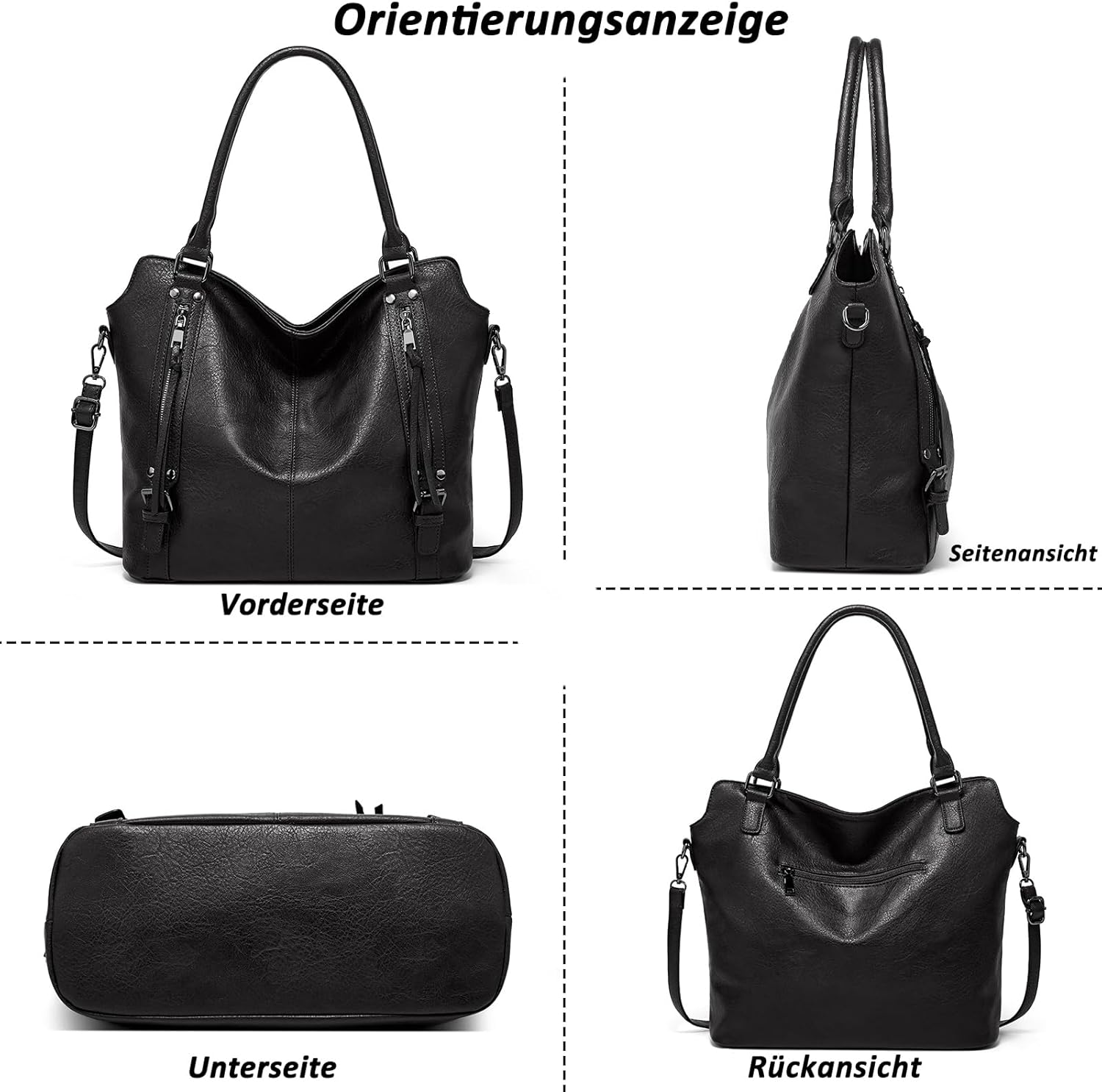 Thumbnail 6 de TANTOMI Handtasche Damen 32x44x16 cm