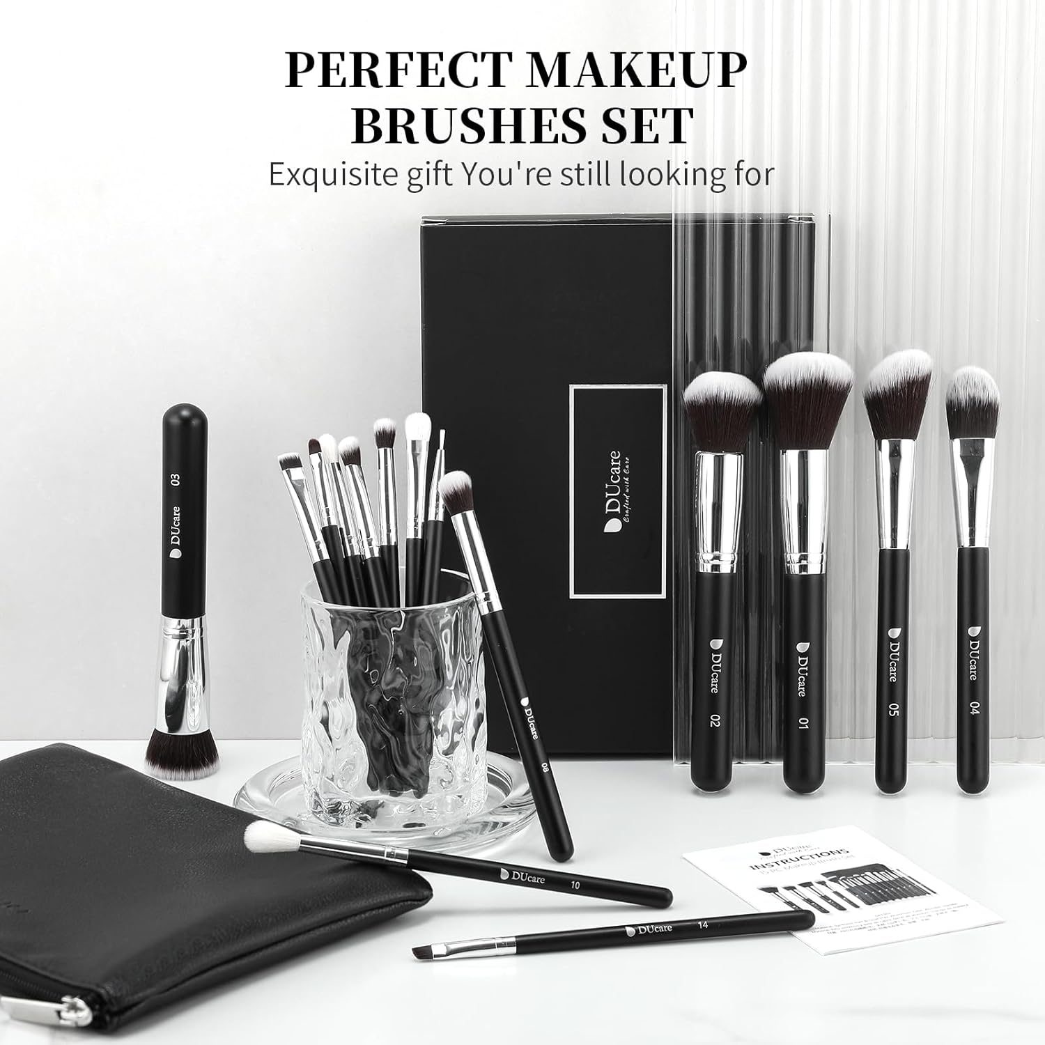 Thumbnail 1 de DUcare Pennelli Make Up Set 15 pezzi