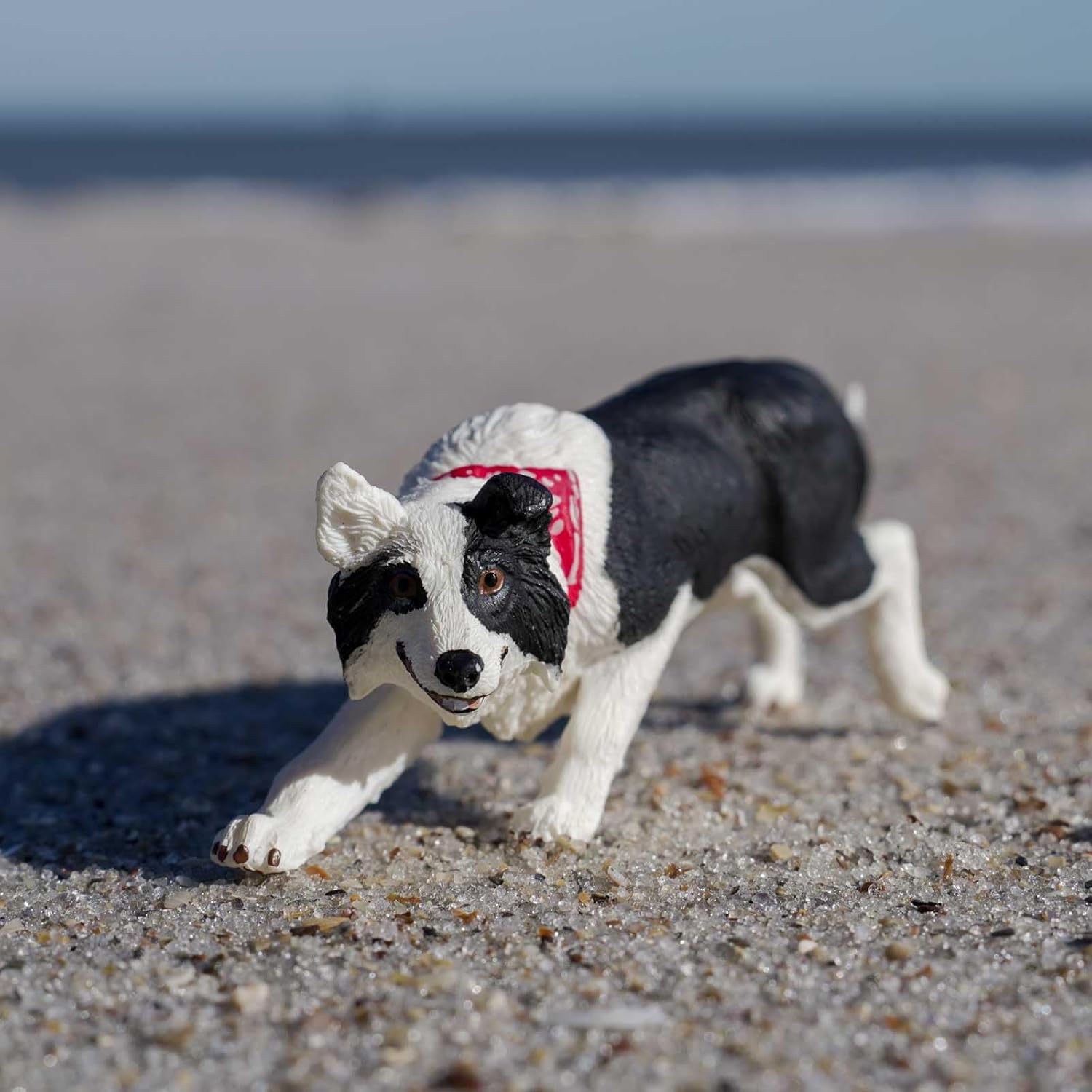 Thumbnail 1 de Safari Ltd Border Collie miniatuurfiguur van kunststof, meerkleurig