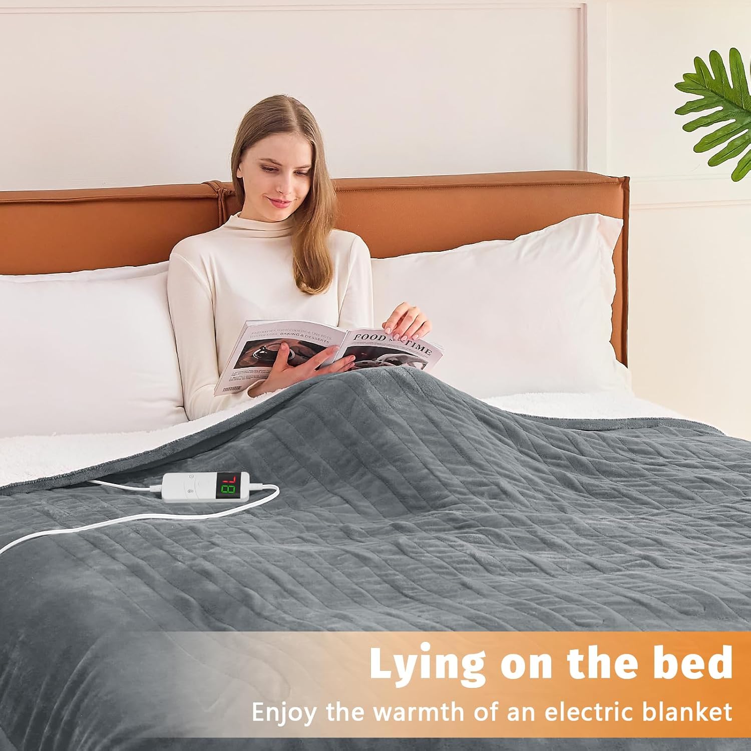 Thumbnail 4 de BOMOVA Electric Heated Blanket Single Throw 130x160cm 🌡