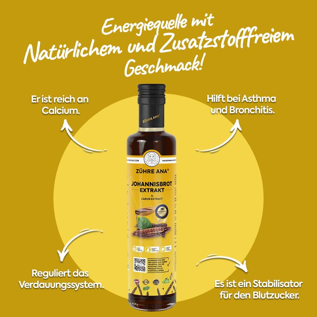 Thumbnail 5 de Zühre Ana Johannisbrot Extrakt 250 ml 🍯