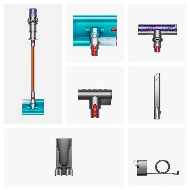 Detalle de Dyson V10 Submarine aspiradora sin cable con fregado 2 en 1, hasta 60 min de autonomía, antienredos