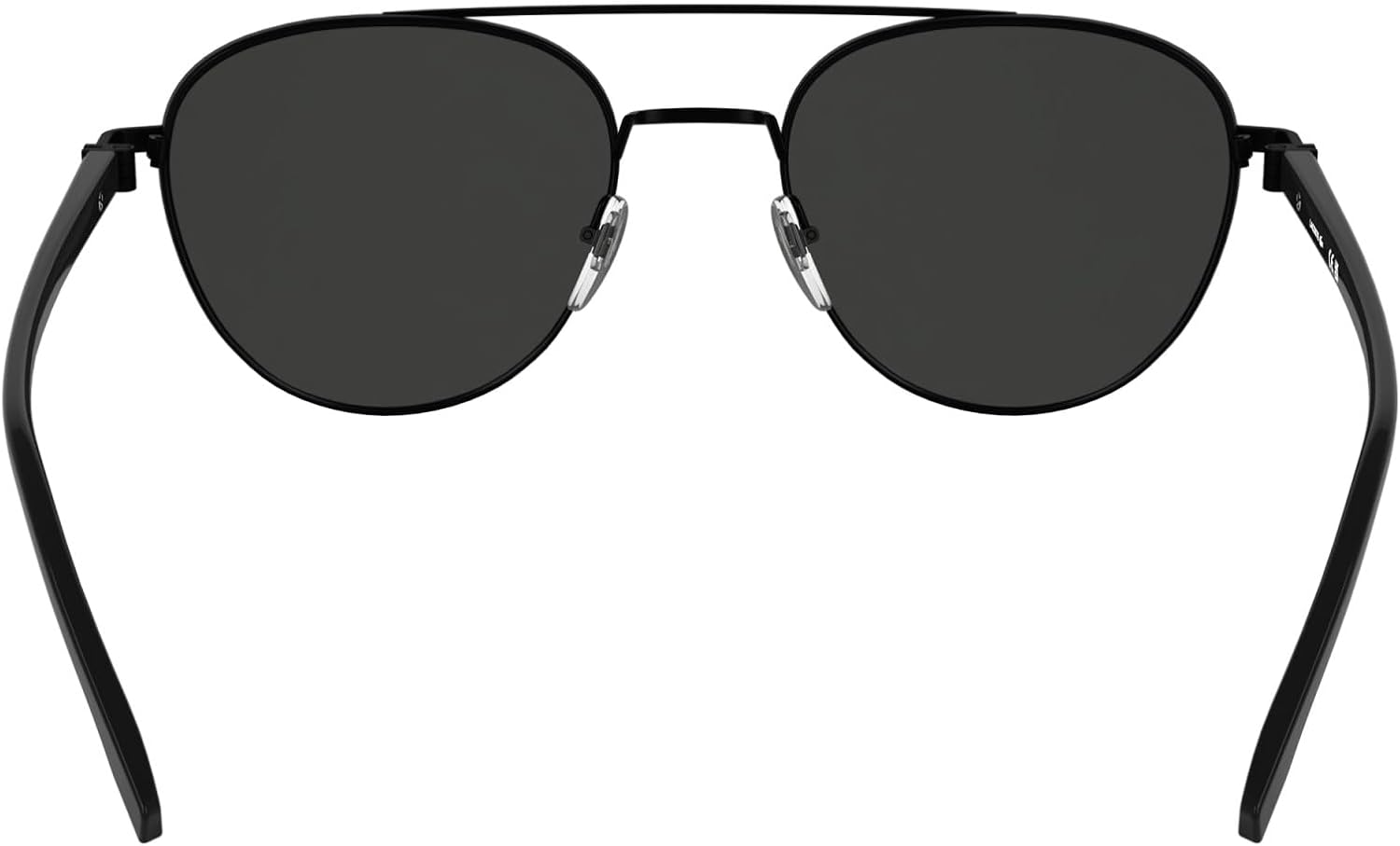 Detalle de Lunettes de soleil homme Lacoste Homme : monture métallique arrondie et branches en acétate