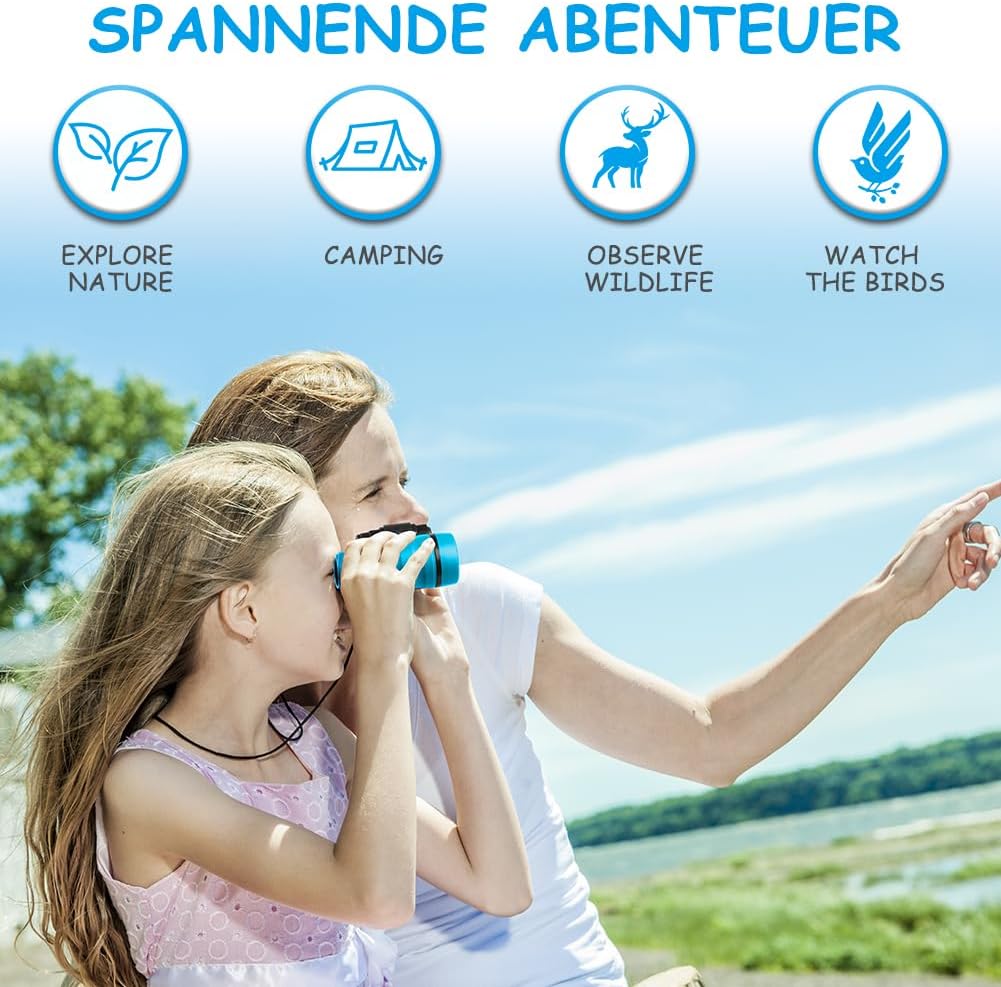 Thumbnail 3 de OSDUE Fernglas für Kinder 4x30 blau