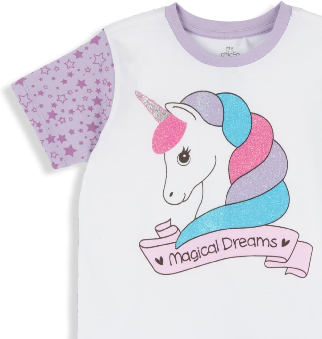Thumbnail 2 de Chicco Pigiama Corto in Cotone Leggero per Bambina – Designed in Italy