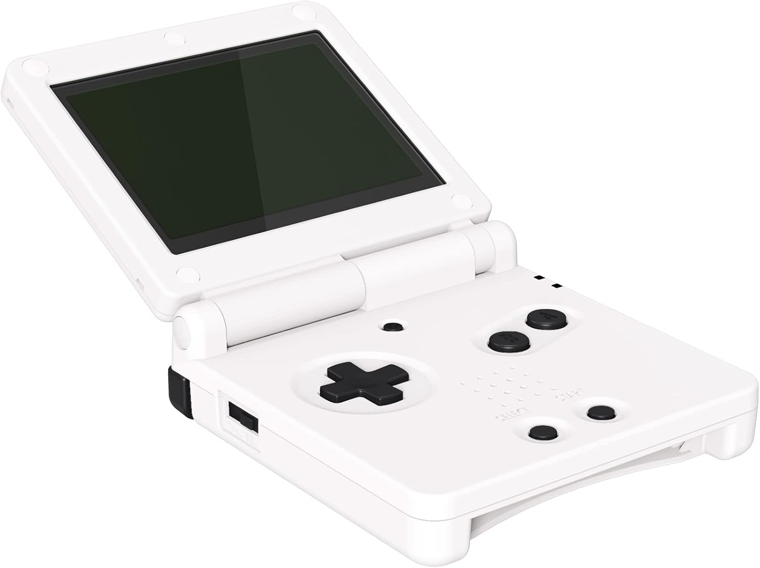 Detalle de eXtremeRate Black Custom Full Set Buttons for Game Boy Advance SP (GBA SP) – Replacement Buttons