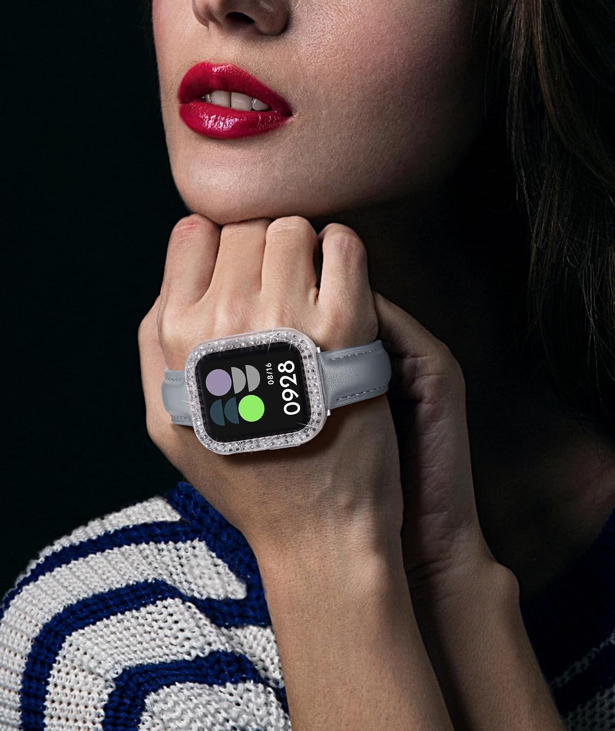 Thumbnail 4 de BINLUN Leather Strap for Apple Watch 44mm