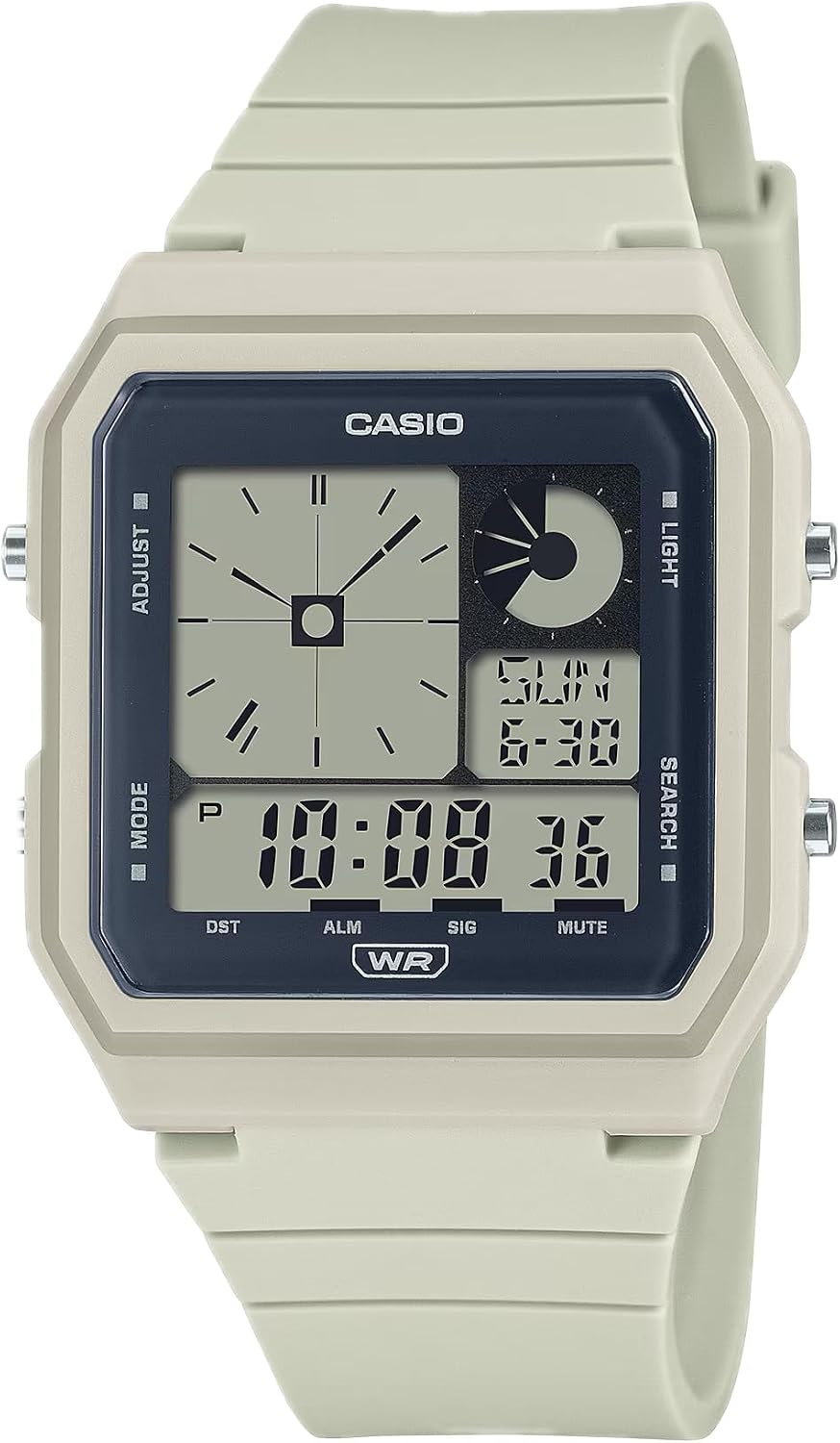 Detalle 1 de Casio digital watch with bio-based resin band