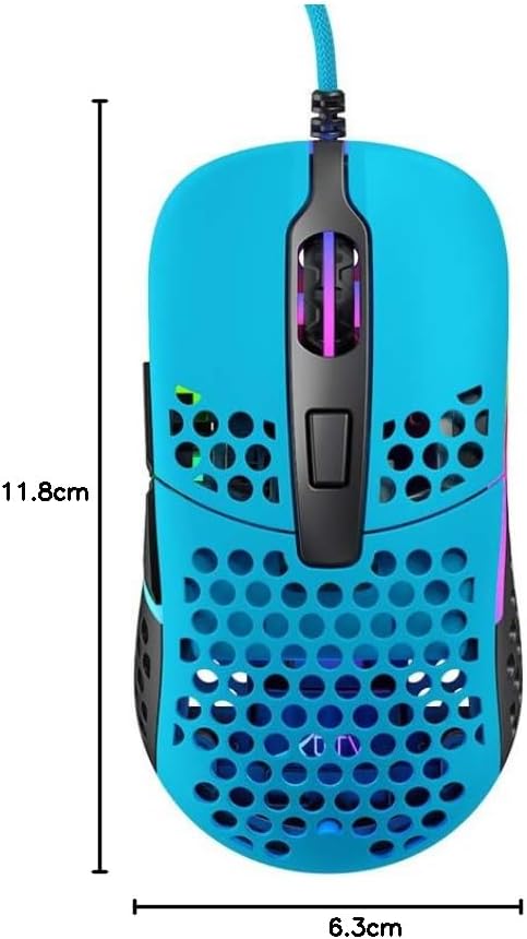 Thumbnail 6 de Xtrfy M42 RGB – Ultraleichte Gaming-Maus in Miami-Blau (M42-RGB-BLUE)