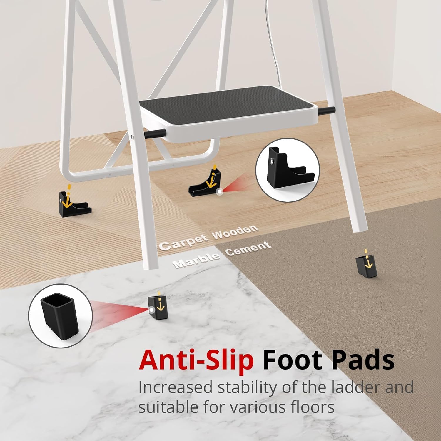 Detalle 2 de HBTower 3-Step Ladder