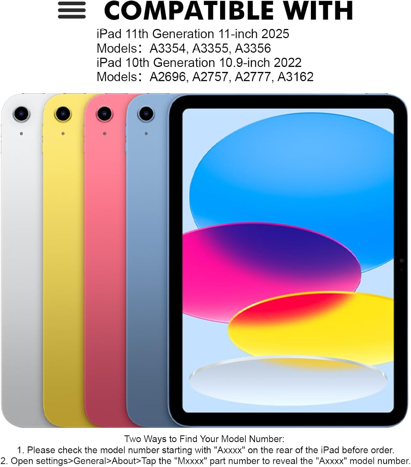 Thumbnail 1 de Nsyee Magnetic Detachable Keyboard Case with Mouse for 10.2/10.5 Inch iPad (9th–7th Gen) and iPad Pro 2017