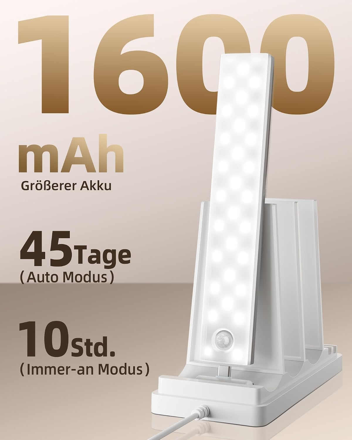 Detalle 1 de EZVALO 3-Pack Under Cabinet Lighting 2000mAh