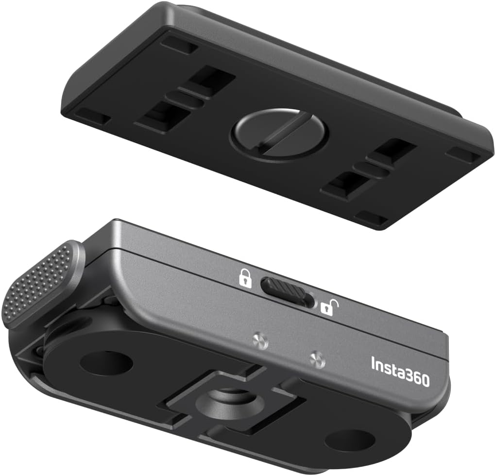 Detalle de Insta360 CINSAAVH クイックリリースマウント、マグネット着脱・薄型設計、Ace Pro 2/X4ほか対応