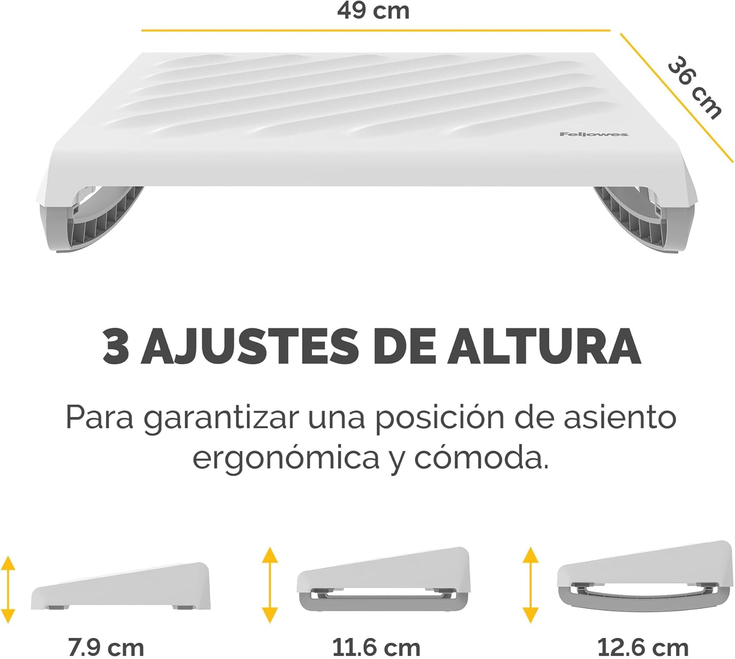 Thumbnail 2 de Fellowes Breyta™ Reposapiés Ergonómico Ajustable para Oficina
