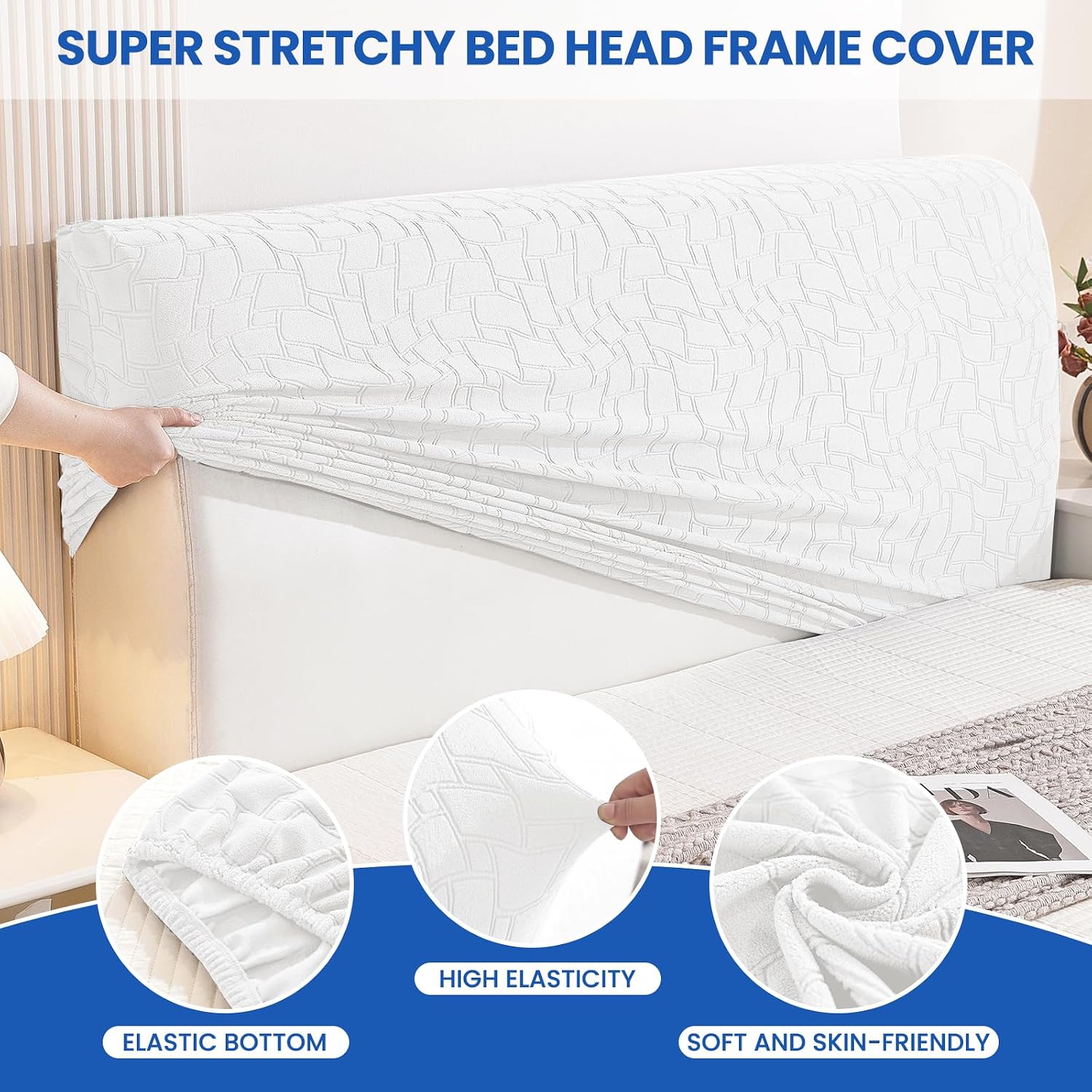 Thumbnail 4 de Ystyle Copri Testiera Letto 90 cm Bianco Sporco