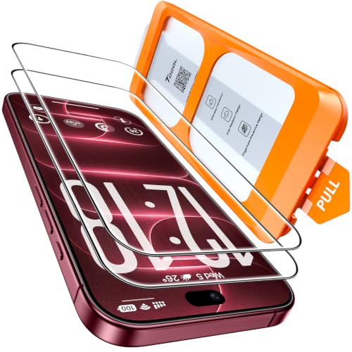 Detalle de TOCOL for iPhone 18 Pro Screen Protector with Instant Installation