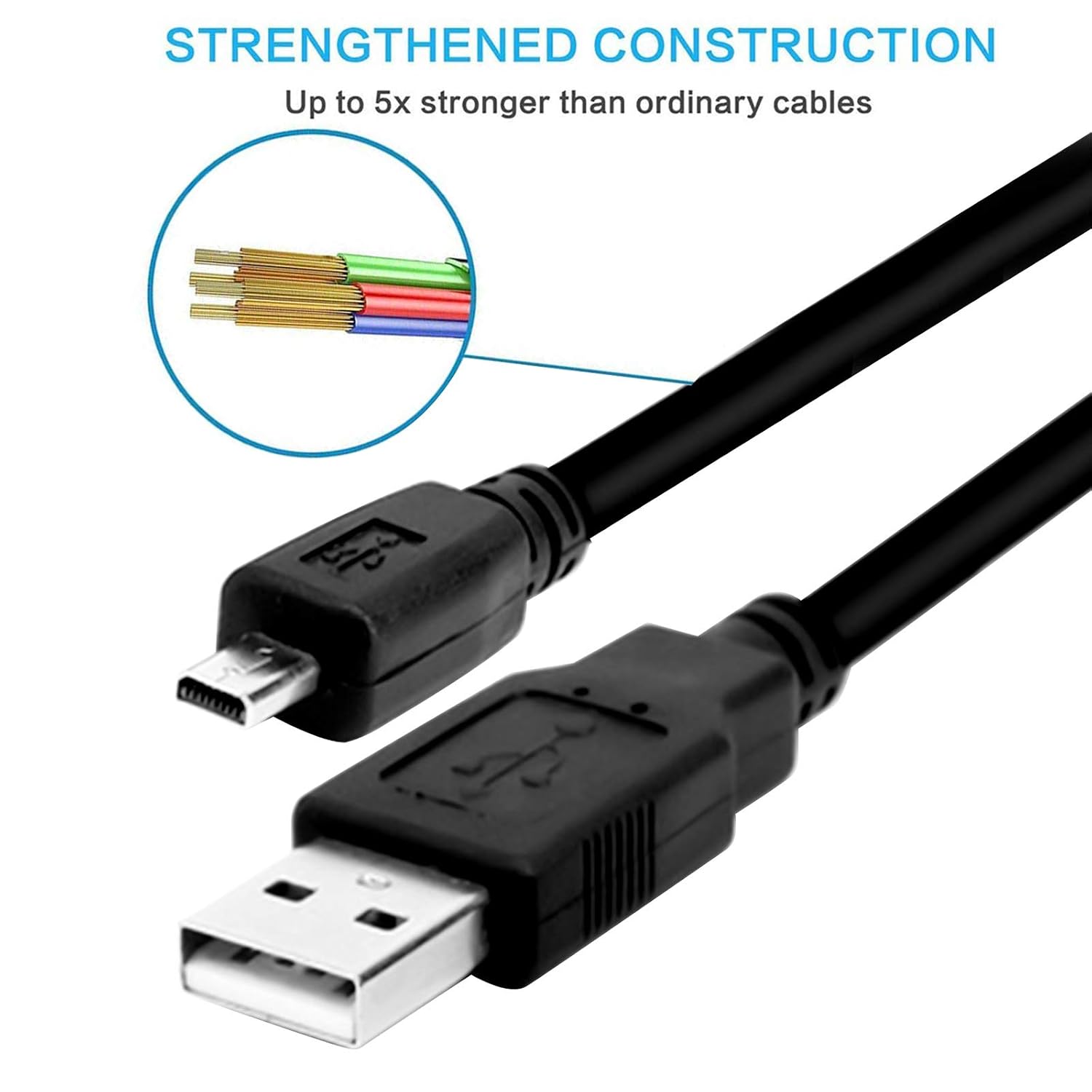 Thumbnail 3 de Sony Cybershot USB Cable Replacement for Data Transfer and Charging