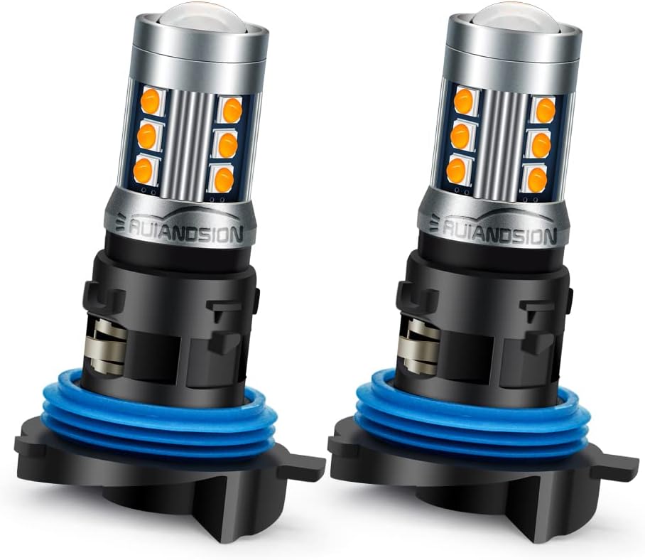 Thumbnail 6 de Ruiandsion 2pcs HP24W LED Bulb – 12V/10–30V, White, 1500lm, 3030 15SMD DRL