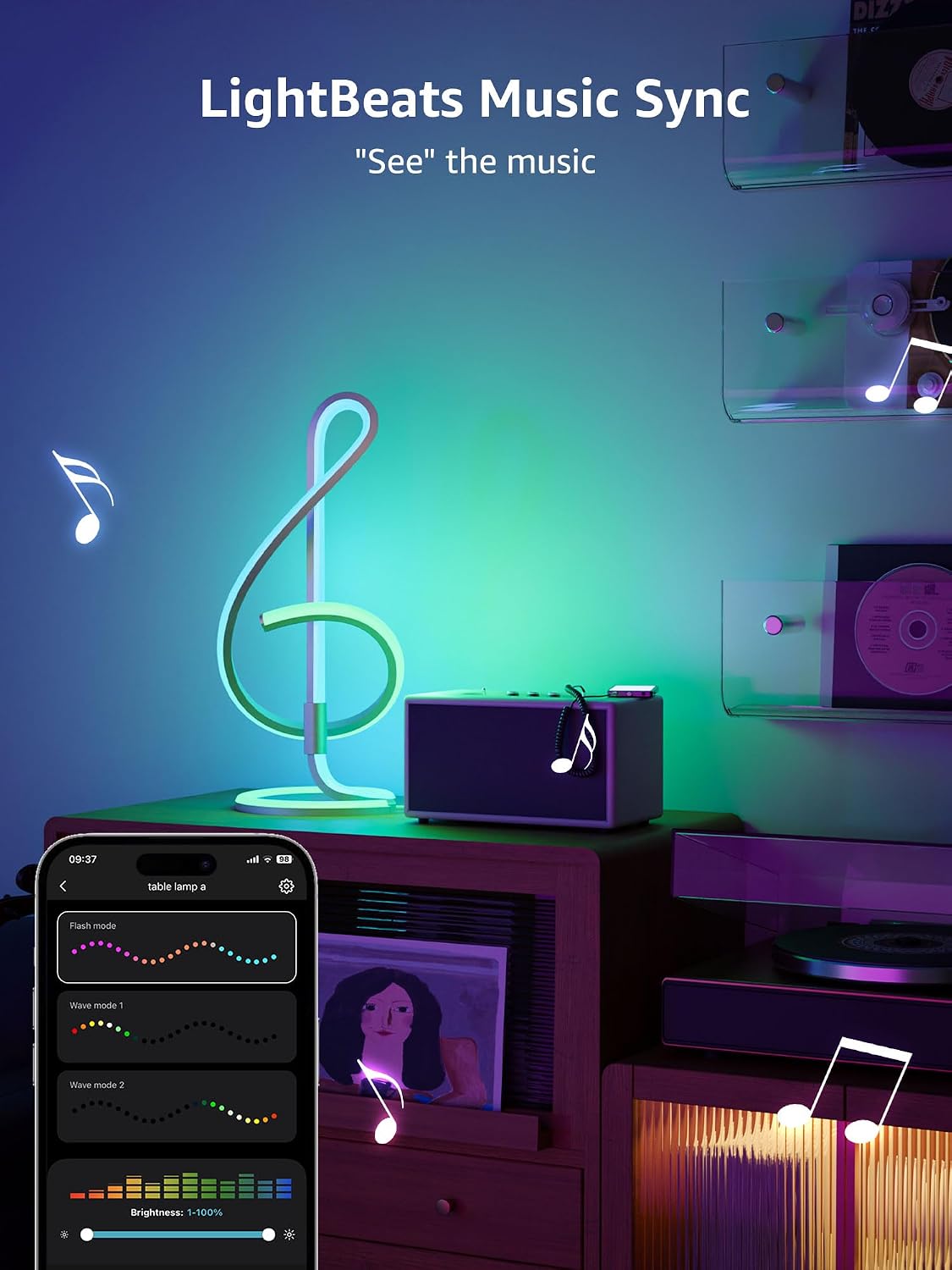Detalle de Lepro smart table lamp TB2