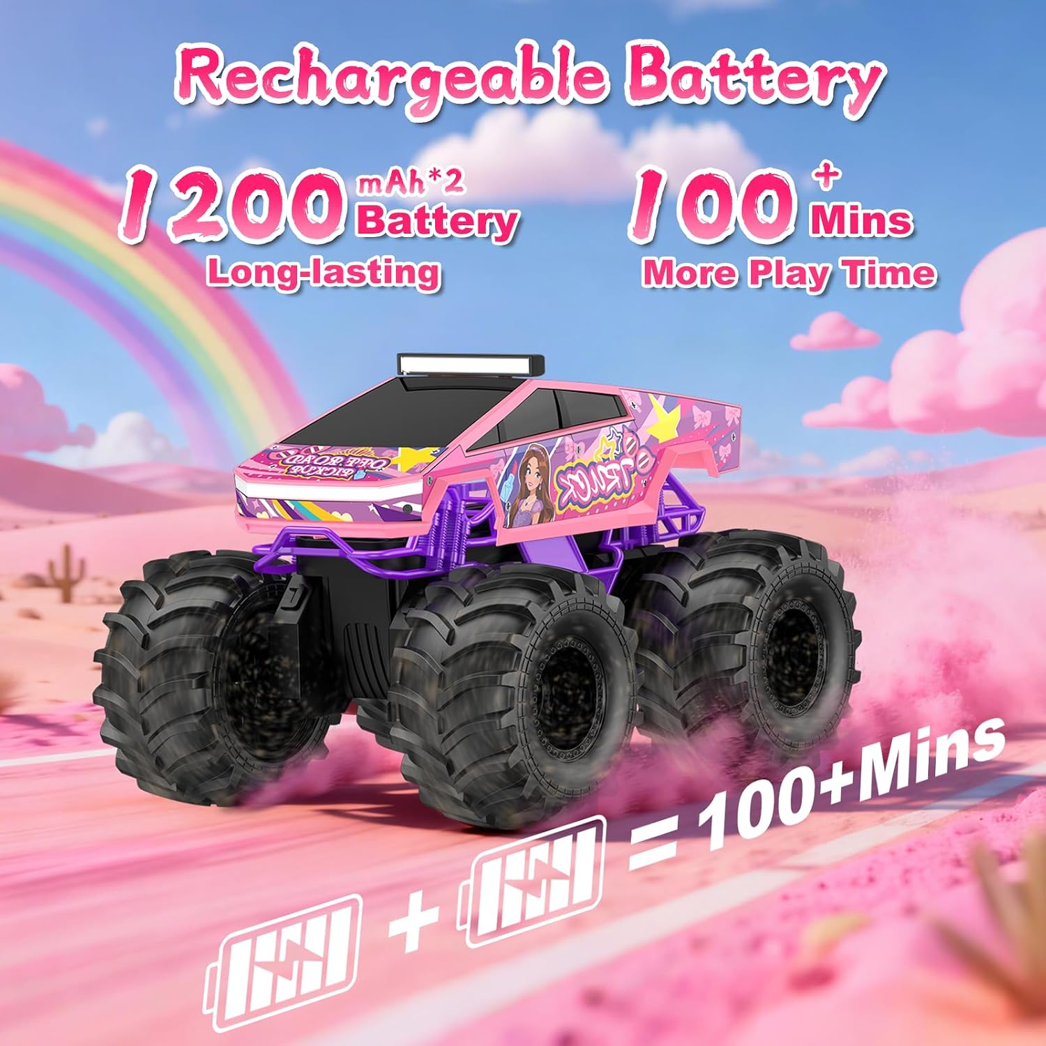 Detalle 2 de Amphibious Remote Control Car 1:18 Waterproof RC Truck