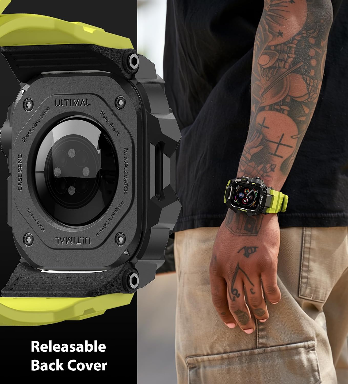 Detalle de ULTIMAL Rugged Case 45mm shockproof strap