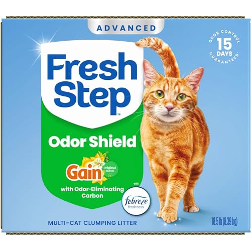 Thumbnail 13 de Fresh Step Advanced Odor Shield Clumping Cat Litter with Gain, 18.5 lb, 2-Pack