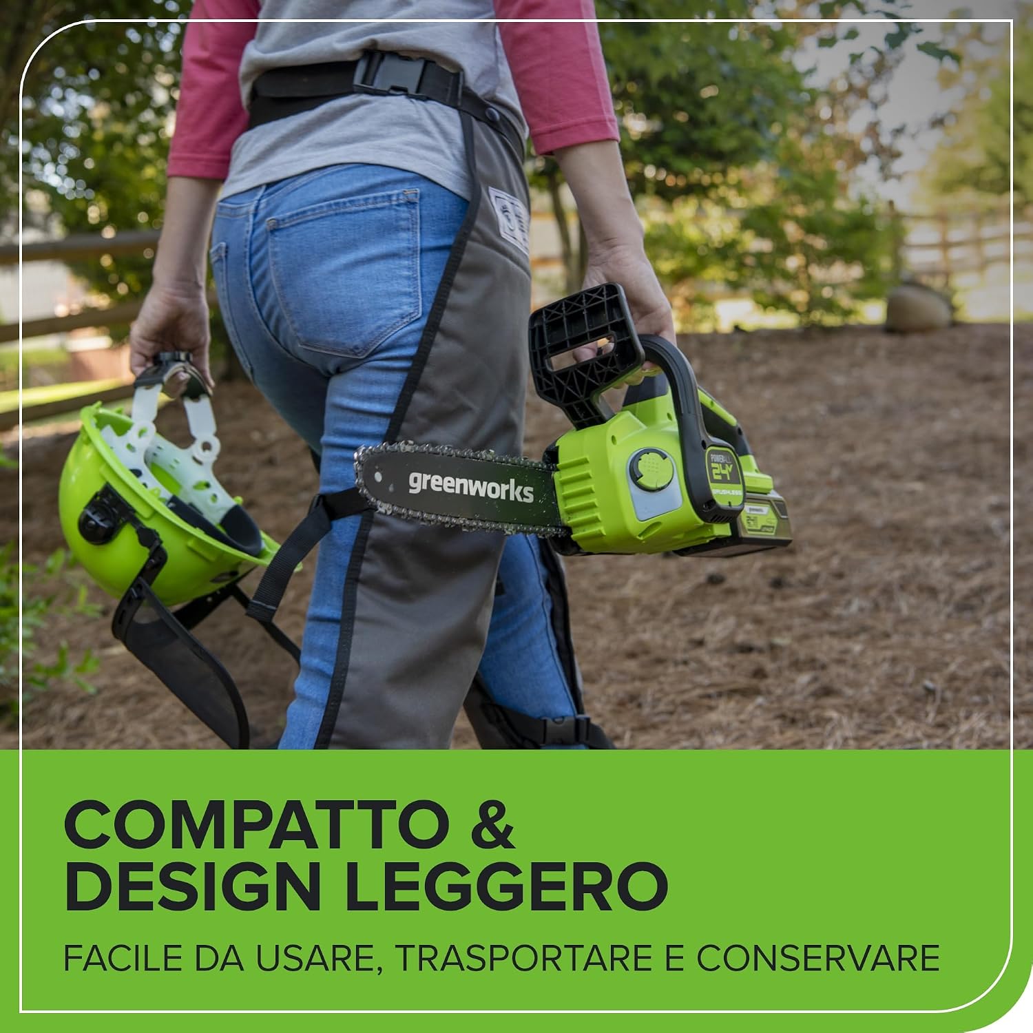 Detalle 2 de Greenworks G40CS30II Motosega 30 cm