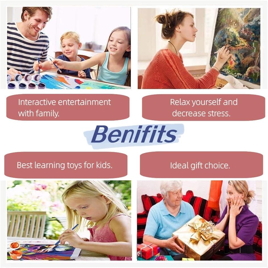 Thumbnail 5 de YUCCAORCHID Pintura por Números Adultos 40x50 cm 🎨