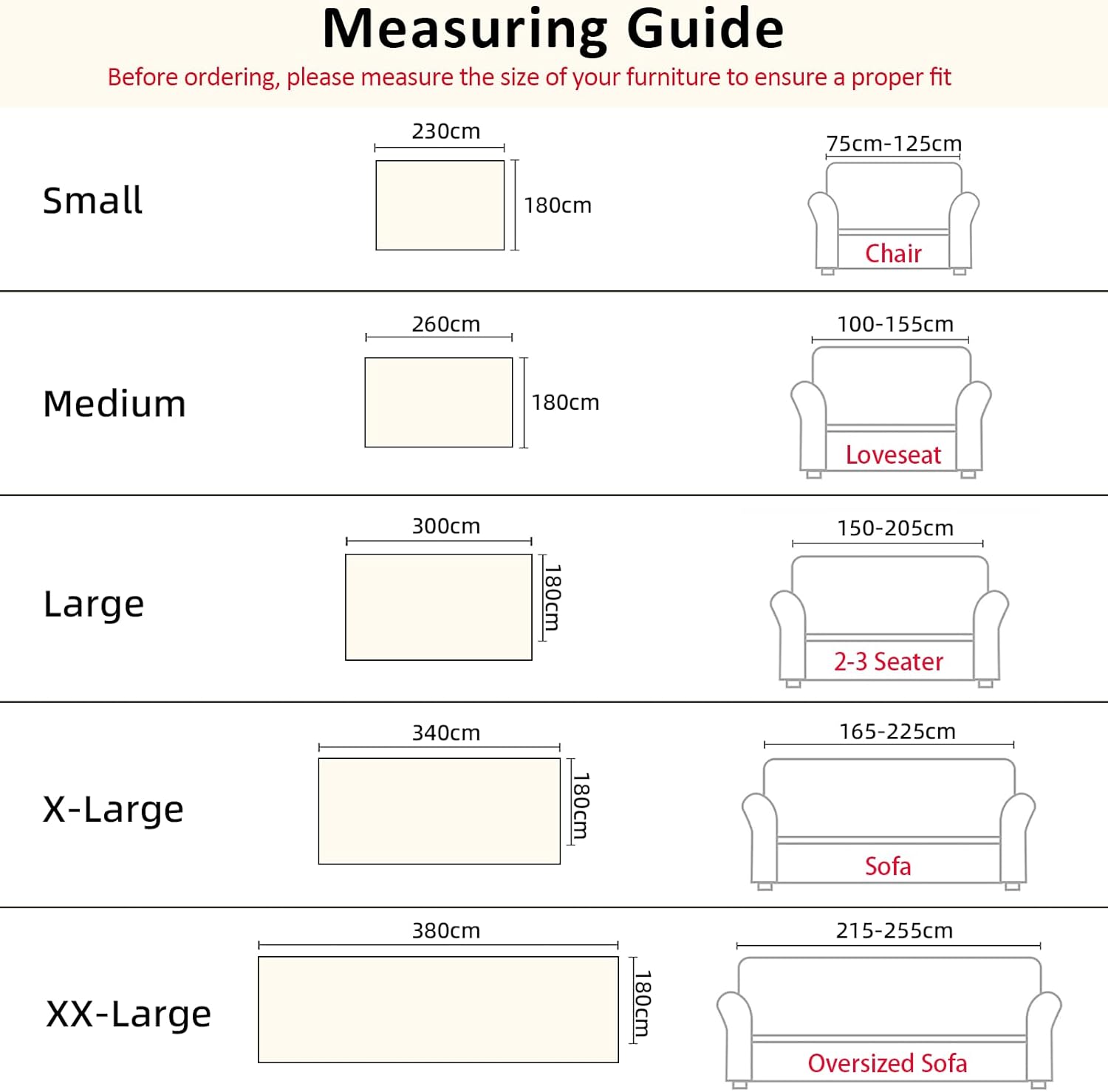Thumbnail 4 de Housse de canapé WEYOND en peluche douce antidérapante (brun clair) 180 × 260 cm
