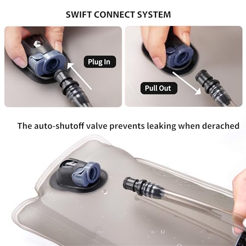 Thumbnail 3 de Unigear bolsa de agua para mochila de hidratación TPU con tubo desmontable y apertura grande