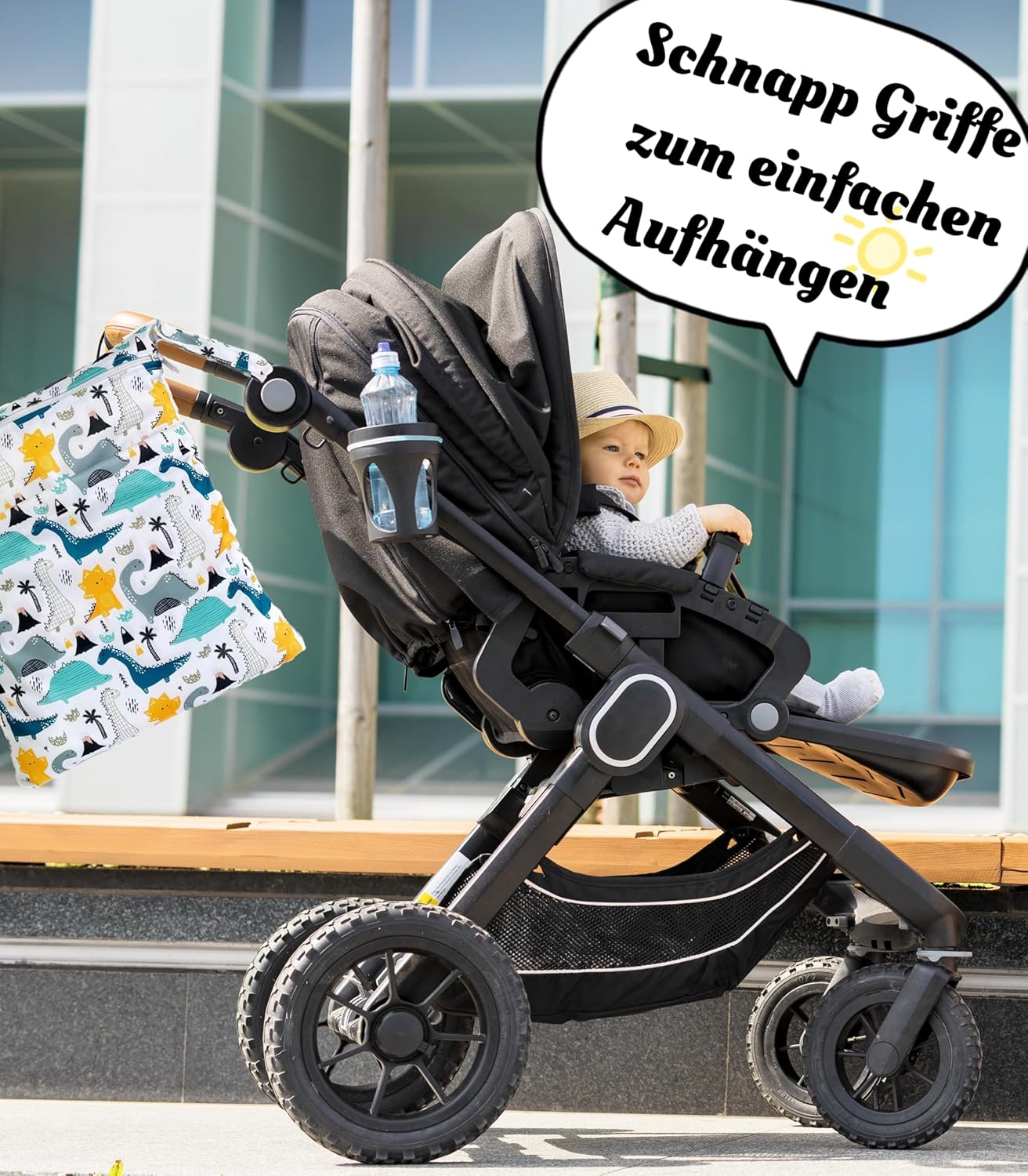 Thumbnail 6 de TRASUN Wetbag Kindergarten Nasstasche Set (3-teilig) wasserdicht, waschbar – Nass- und Trockenbeutel für Kinder