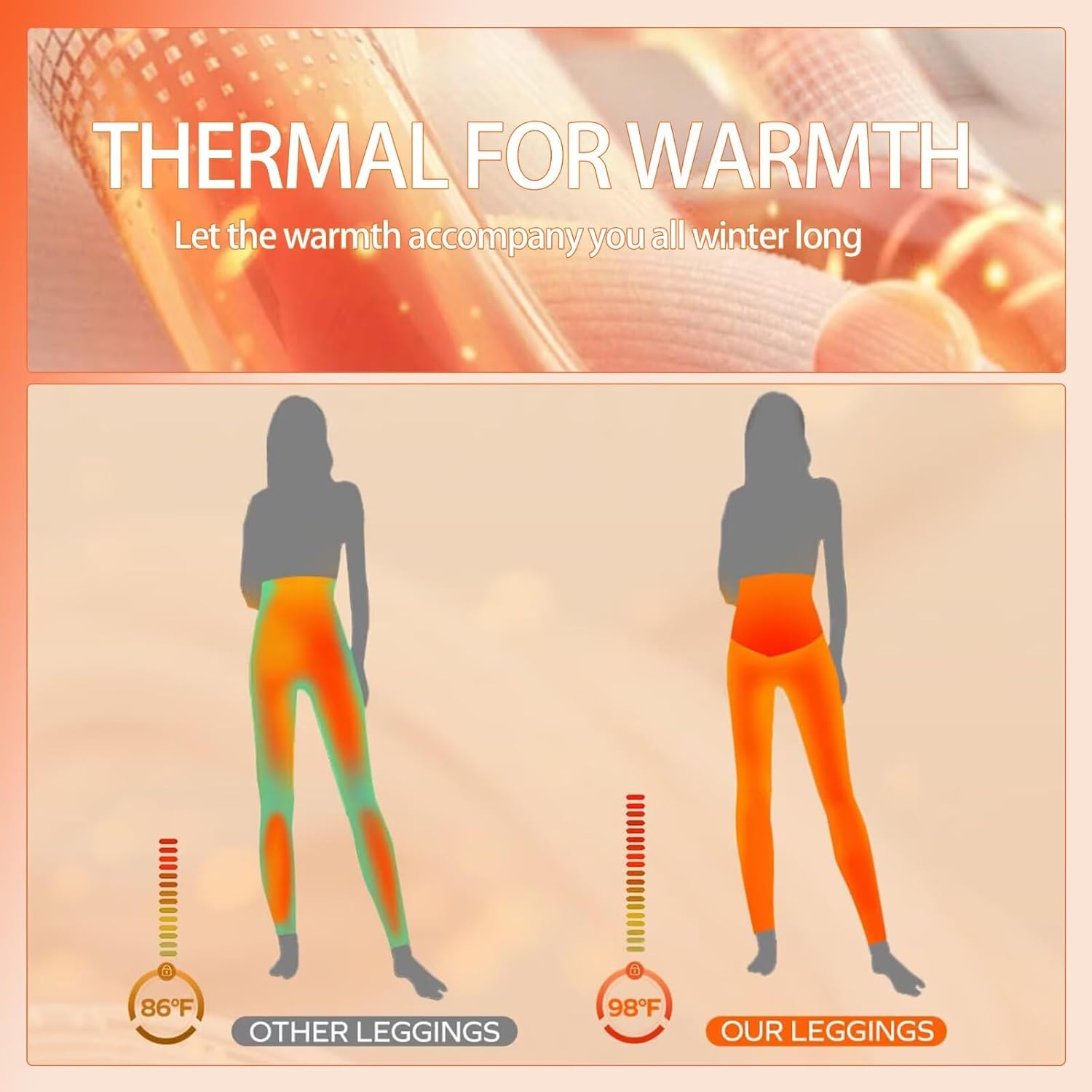 Detalle 1 de QGGQDD Thermal Maternity Leggings 92% Polyester