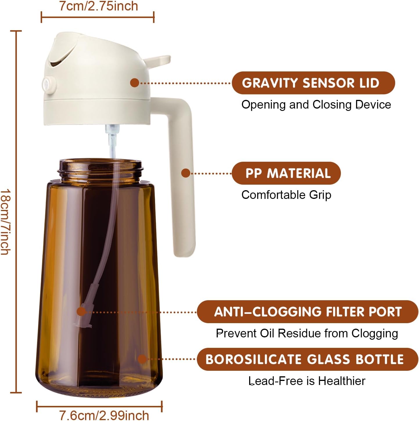 Thumbnail 6 de Yarramate 16oz Light Blocking Oil Sprayer