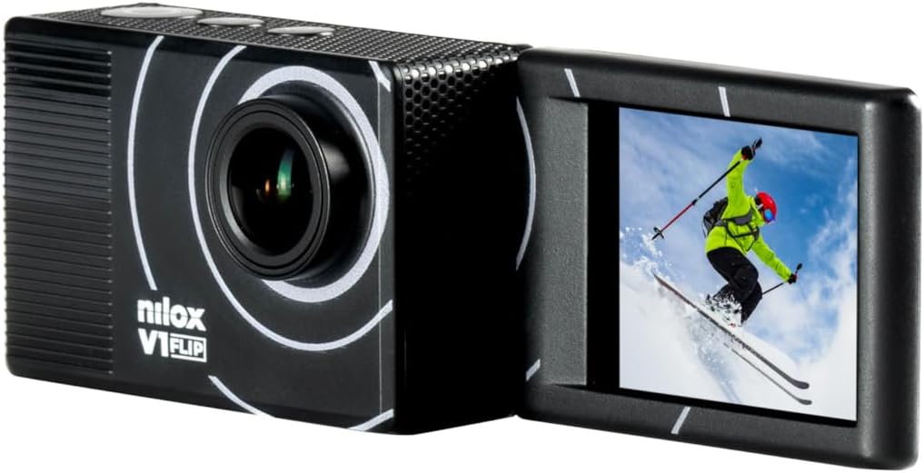 Thumbnail 1 de Nilox Action Camera V1 Flip: 4K/60fps, doppio schermo touch e impermeabile fino a 30 m