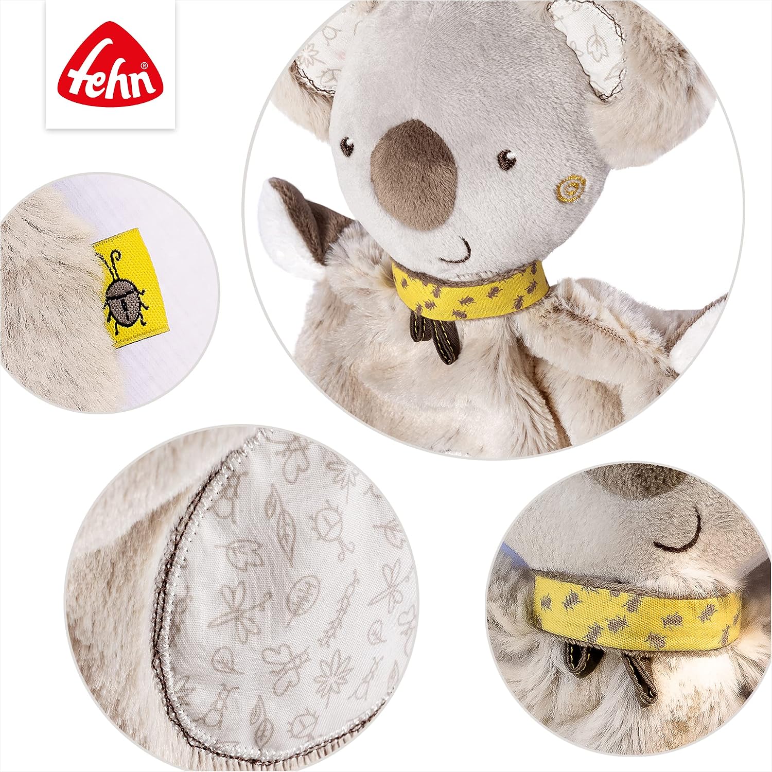 Detalle de Fehn panno di coccole Koala – Compagno di giochi e coccole per neonati (0+ mesi), 27 cm
