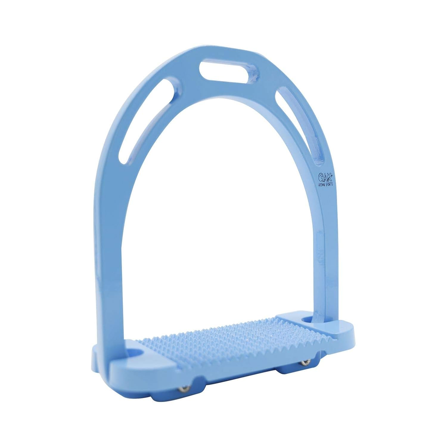 Detalle de AK Ultra-light aluminium equestrian stirrups (Light Blue, 4.75")