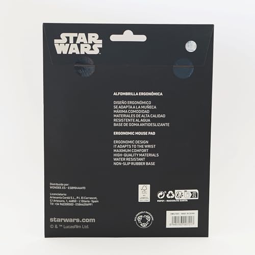 Thumbnail 6 de WONDEE Star Wars Alfombrilla ratón ergonómica ⌨