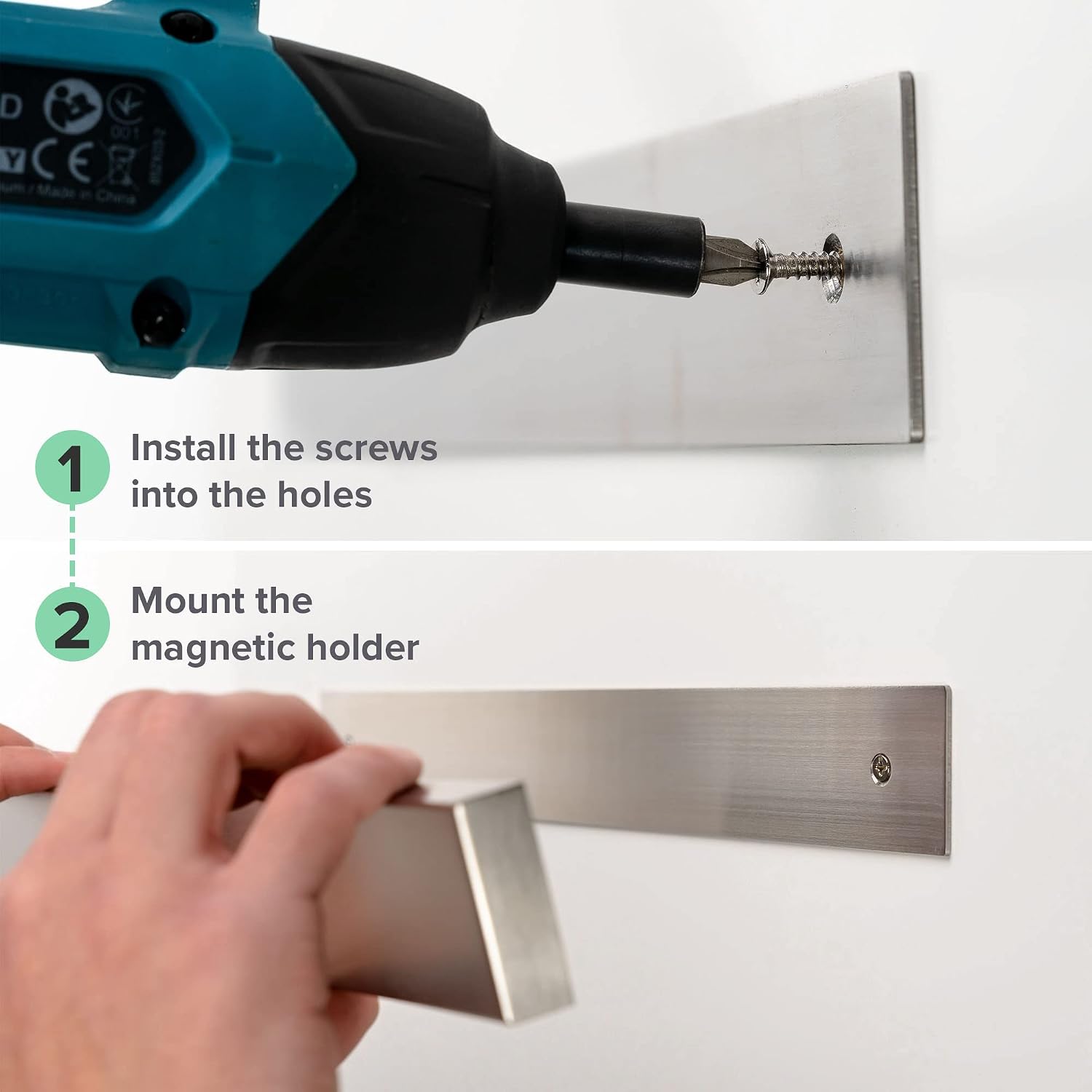 Detalle de Coninx 240021 magnetyczna listwa na noże 40 cm ze stali nierdzewnej