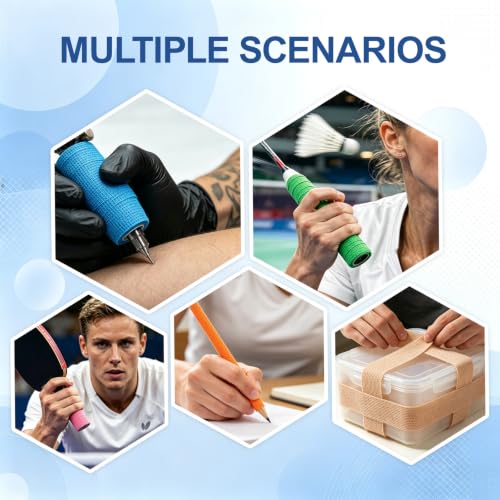 Thumbnail 6 de ANAMPION 12 Rollos Venda Cohesiva 5 cm x 4.5 m (Negro) – Self-Adhesive y Antipelo