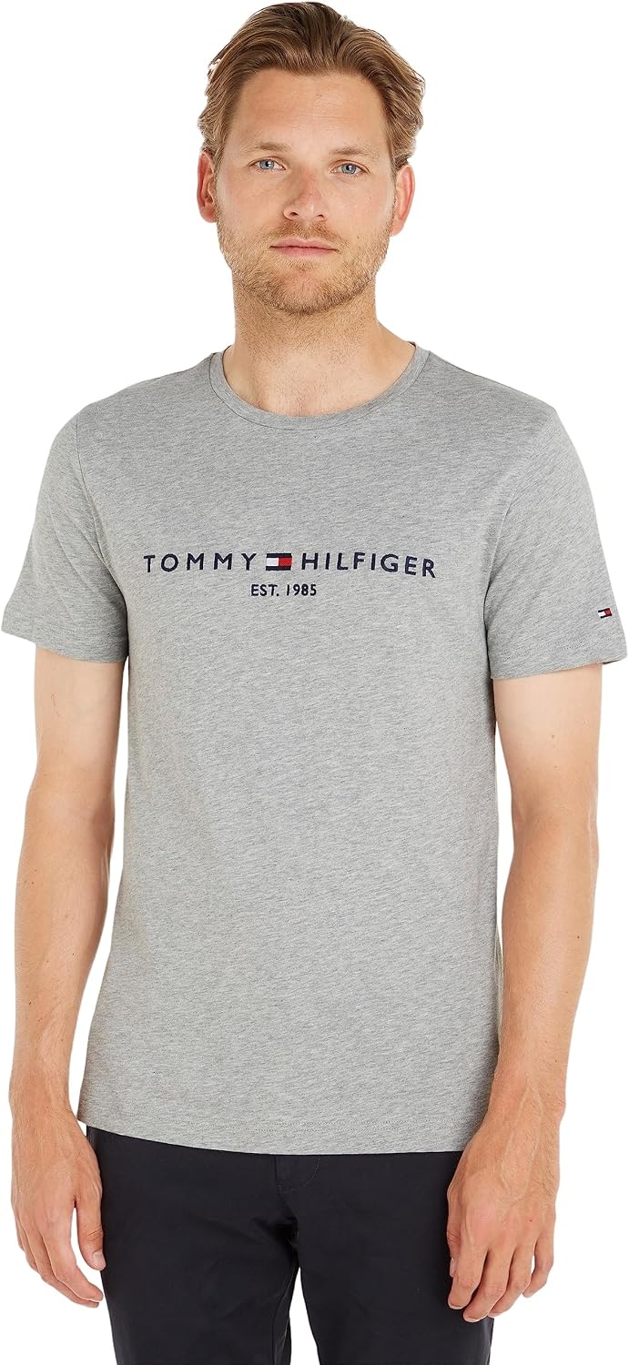 Thumbnail 6 de Tommy Hilfiger Herren T-Shirt Kurzarm Core Tommy Logo Rundhalsausschnitt